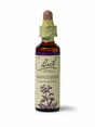 Sealed dropper bottle of Bach™ Original Flower Remedy  Impatiens 20ml on a white background. The bottle label reads" Bach™ Original Flower Remedies Impatiens - Impatiens glandulifera" and includes a purple illustration of the flower at the bottom.
