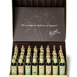 Card Box Set with 38 Bach essences and 2 Rescue Remedy Droppers.