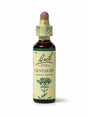 Sealed dropper bottle of Bach™ Original Flower Remedy Centaury 20ml  on a white background. The bottle reads " Bach™ original Flower  Remedies Centaury - Centaurium umbellatum" and includes a green illustration of the flower at the bottom.