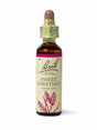 Sealed dropper bottle of Bach™ Original Flower Remedy Sweet Chestnut 20ml  on a white background. The bottle label reads " Bach™  Original Flower Remedies Sweet Chestnut - Castanea sativa" and includes a pink illustration of the flower at the bottom.