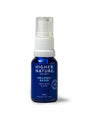 Blue spray bottle, the label reads "Colloidal Silver High Stability & purity 15ml, vegetarian and vegan"