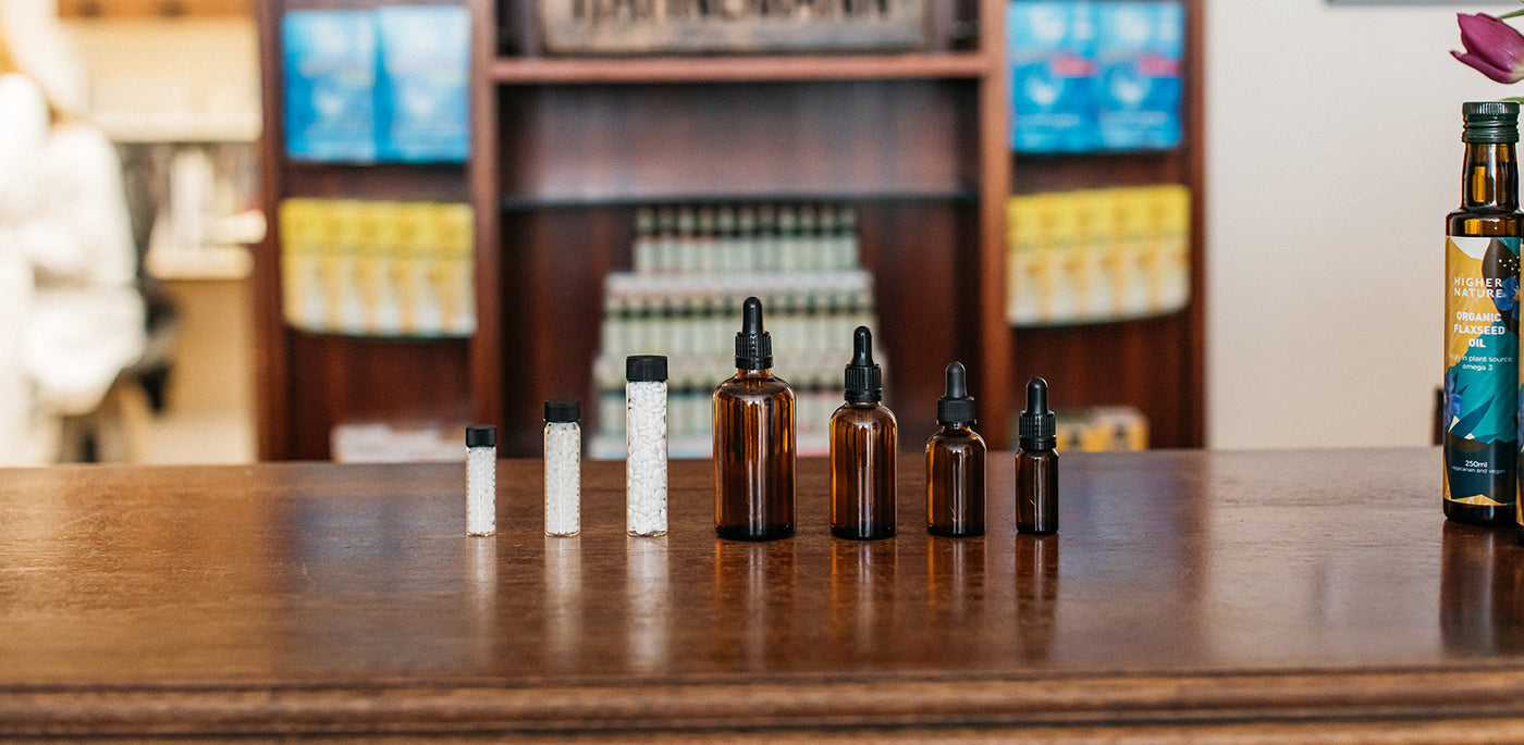 Dropper and Pastilles On The Counter 