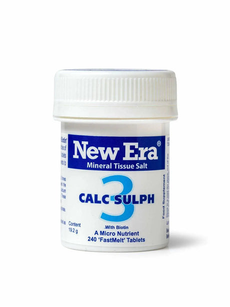 New Era Calc Sulph 3 - Nelson Pharmacies Limited