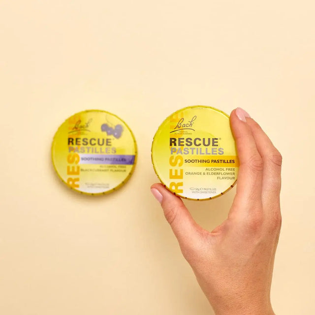 RESCUE® Pastilles Orange and Elderflower 50g - Nelson Pharmacies Limited