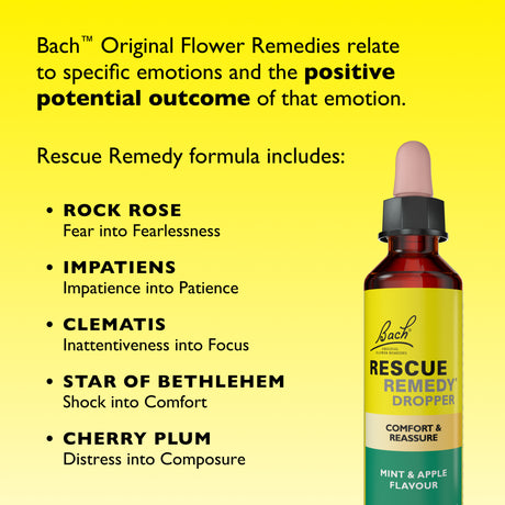 Rescue Remedy® Dropper Mint & Apple Flavour - Nelson Pharmacies Limited