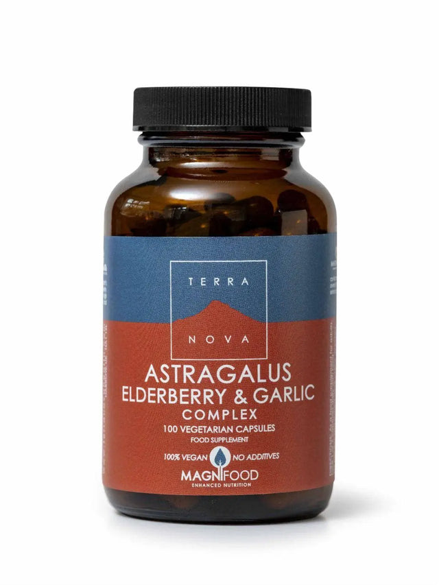 Terranova Astragalus, Elderberry & Garlic Complex 100 Capsules - Nelson Pharmacies Limited