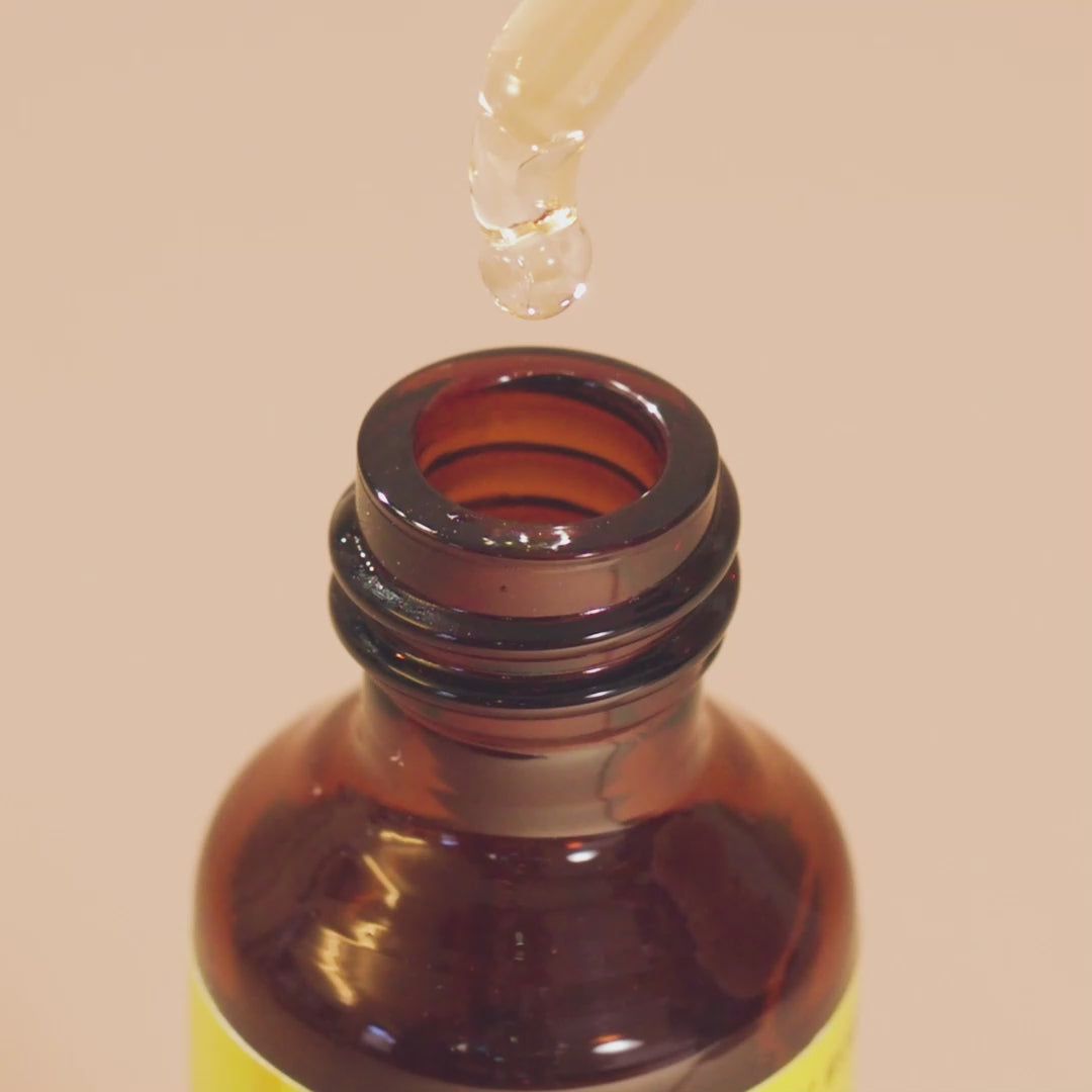 Video of Drops falling from the dropper into the bottle.