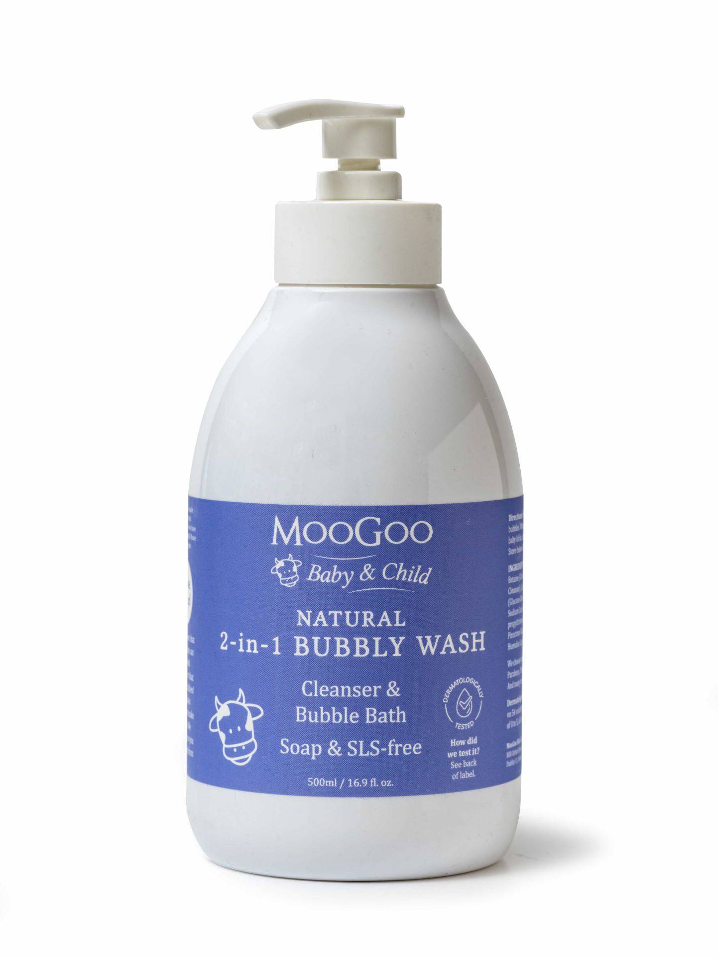 Natural Mini Moo Bubbly Wash 500ml
