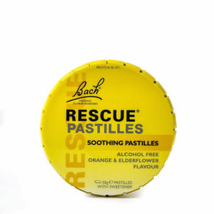 Rescue Pastilles Orange and Elderflower 50g