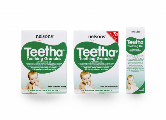 Nelsons Teetha teeting granules 24 sachets