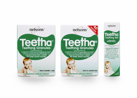 Nelsons Teetha Teething Granules 40 Sachets 